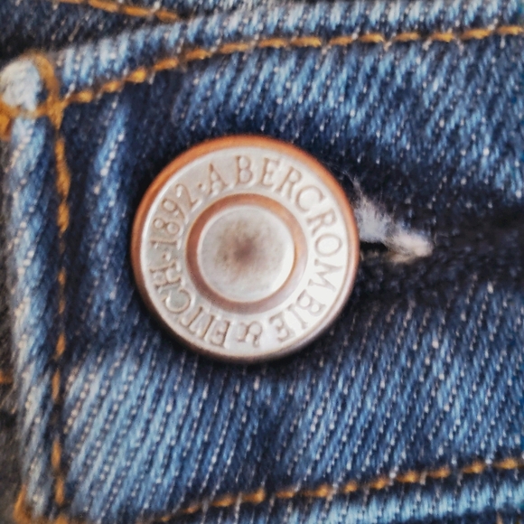 ABERCROMBIE & FITCH 90'S STRAIGHT ULTRA HIGH RISE TALL 27/4 Y2K MOM JEANS RETRO - Picture 6 of 9